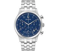 Bulova Men Analogue Quartz Watch with Stainless Steel Strap 96B358