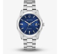 Bulova Mens Surveyor Automatic Blue Dial Watch 96B436