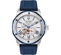 Bulova Mens Analogue Automatic Watch with Silicone Strap 98A225