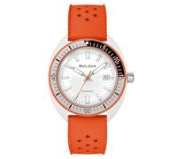 BULOVA Men's Watch Quartz Snorkel Orange 98B448