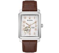 Bulova Sutton Automatic Men's Brown Leather Strap Watch