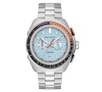 Bulova Racing Performance Men's Blue Dial Stainless Steel Bracelet Watch
