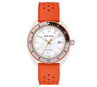 BULOVA Men's Watch Quartz Snorkel Orange 98B448