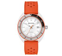 BULOVA Men's Watch Quartz Snorkel Orange 98B448