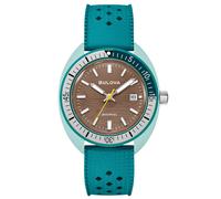 BULOVA Men's Watch Quartz Snorkel Petrol 98B446