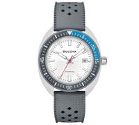 Bulova Men's Wrist Watch Quartz Snorkel Grey 98B449