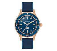 Bulova MIL-SHIPS 150th Anniversary Men's Blue Hybrid Strap Watch