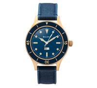 Bulova Mil Ships Blue Dial Automatic Diver's 200M Analog 98A325 Men's Watch