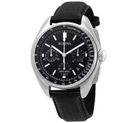 Bulova Moon Apollo Lunar Pilot Chronograph Black Dial Quartz Men's watch 96B251