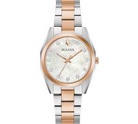 Bulova Women's Analogue Quartz Watch with Stainless Steel Strap 98P207
