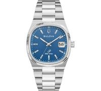 Bulova Men's Watch 96B440 Super Seville Steel Blue 262 kHz Precisionist, blue, bracelet