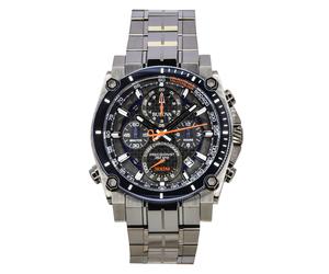 Bulova Precisionist Grey Dial Quartz Diver's 300M Analog 98B343 Men's Watch