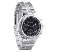 Bulova Classic Chronograph Men's Black Dial Bracelet Watch