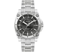 Bulova Precisionist Icon Mens Silver Watch 96B417 Stainless Steel (archived) - One Size