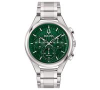 Bulova Curv Mens Silver Watch 96A297 Stainless Steel (archived) - One Size