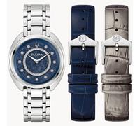 Bulova Women's Analogue Quartz Watch with Stainless Steel Strap 96X160