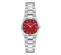Bulova Ladies Super Seville Silver/Red Watch 96L354