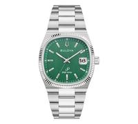 Bulova Classic Green Dial Quartz Dress Men's Watch 96B439