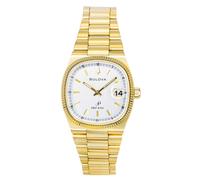 Bulova Super Seville White Dial Quartz Casual Steel 30M Men's Watch 97B223