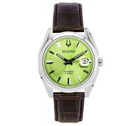 Bulova Surveyor Automatic Stainless Steel Light Green Dial 96B427 30M Mens Watch