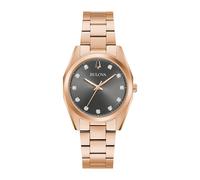 Bulova Surveyor Diamond Women's Rose Gold Tone Watch