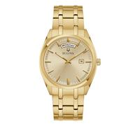 Bulova Surveyor Men's Gold Tone Stainless Steel Bracelet Watch