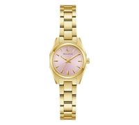 Bulova Surveyor Women's Pink Dial Gold-Tone Stainless Steel Bracelet Watch