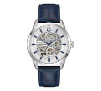 Bulova Sutton 96A330 Automatic Blue Leather Strap Watch - W09395