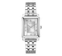 Bulova Sutton Lady 96L349 Women's Analogue Watch 25 x 37 mm, Quartz Movement GL22, Stainless Steel Case and Bracelet, Silver Dial