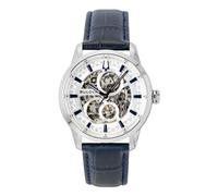 Bulova Sutton Automatic 40mm Skeleton Dial & Blue Leather Watch