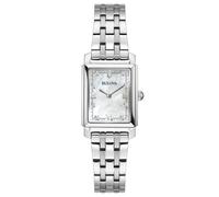 Bulova Sutton Rectangle 96P244 - Woman - 21 mm - Analogue - Quartz - Mineral Glass Mother of pearl 21 mm
