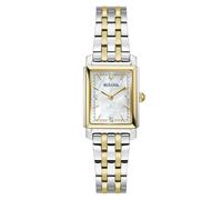 Bulova Sutton Rectangle 98P220 - Woman - 21 mm - Analogue - Quartz - Mineral Glass Mother of pearl 20 mm