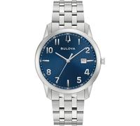Bulova Sutton Slim 96B475 Stainless Steel Men's Watch Blue