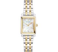 Bulova Sutton Tank Rectangular time-only Women's Watch with Mother of Pearl 98P220