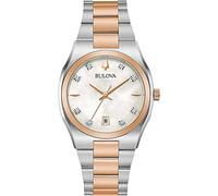 Bulova Donna Analog-Digital Quartz Watch with Stainless Steel Strap 98P199