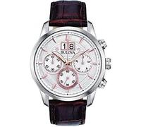 Bulova Watch Chronograph Man 96B309 Steel Sutton Big Date Collection