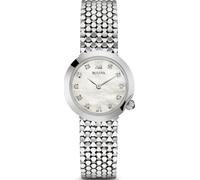Bulova Watch Diamond Ladies - White BUL-252