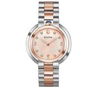 Bulova Watch only time Woman Analogue Steel 98P174 Rubyat