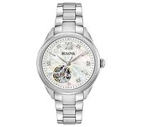 Bulova Women Analog Automatic Watch with Stainless Steel Strap 96P181