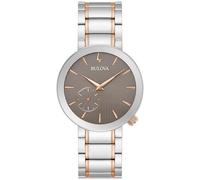 Bulova Women Analog Japanese Quartz Watch with Stainless Steel Strap 98L309