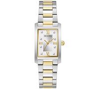 Bulova Women Analog Quartz Watch with Stainless Steel Strap 98P205