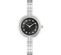 Bulova Women Analogue Quartz Watch with Stainless Steel Strap 96P215