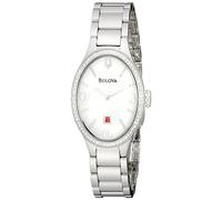 Bulova Women's 96R192 Analog Display Analog Quartz Silver Watch