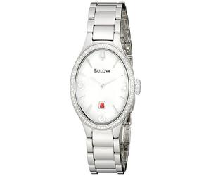 Bulova Women's 96R192 Analog Display Analog Quartz Silver Watch
