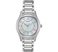 Bulova Women's 96R216 Classic 31mm Quartz Watch in Silver Bulova Silver One Size