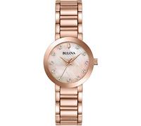 Bulova Womens Analog-Digital Quartz Watch with Stainless Steel Strap 97P132