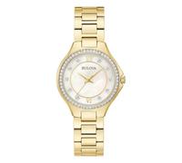 Bulova Women's Analog Quartz Watch with Stainless Steel Strap 98L295