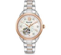 Bulova Womens Analogue Automatic Watch with Stainless Steel Strap 98P170