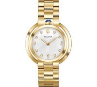 Bulova Women's Analogue Classic Quartz Watch with Stainless Steel Strap 97P125