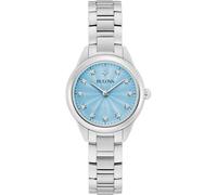 Bulova Women's Analogue Quartz Watch with Stainless Steel Strap 96P250